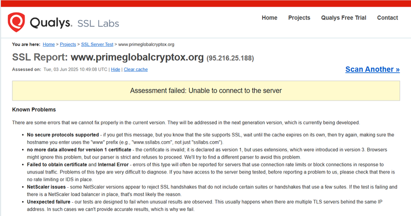 Qualys Query Result