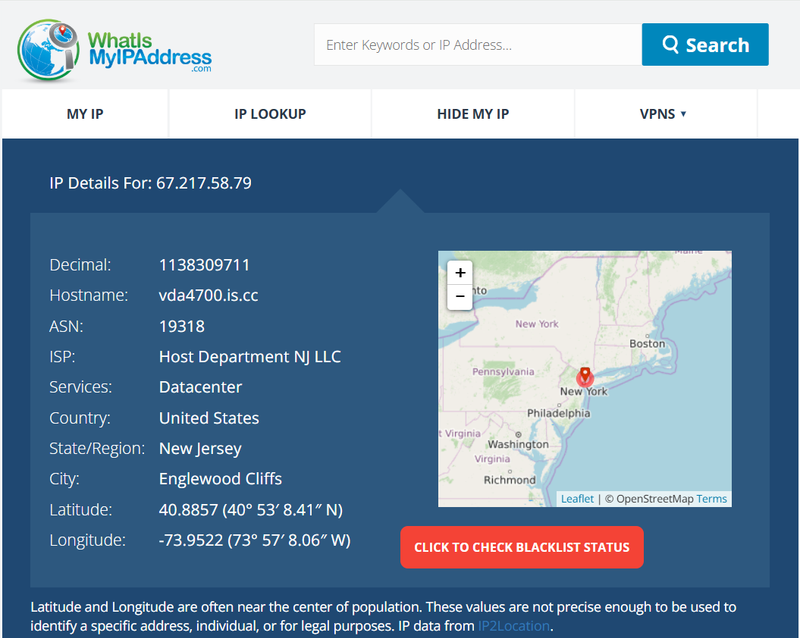 Результаты запроса What Is My IP Address