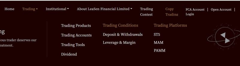 Software de trading de LeaSen Financial Limited