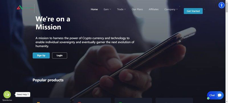 website design of Altmining-Expert