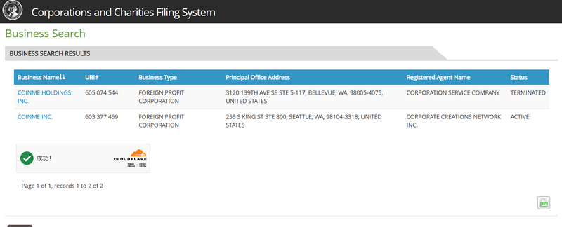 Washington Corporations and Charities Filing System (CCFS)