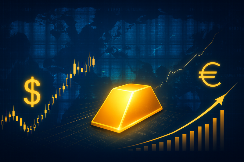 TraderGold gold market outlook 2025 with bullish trend and central bank gold demand visualization
