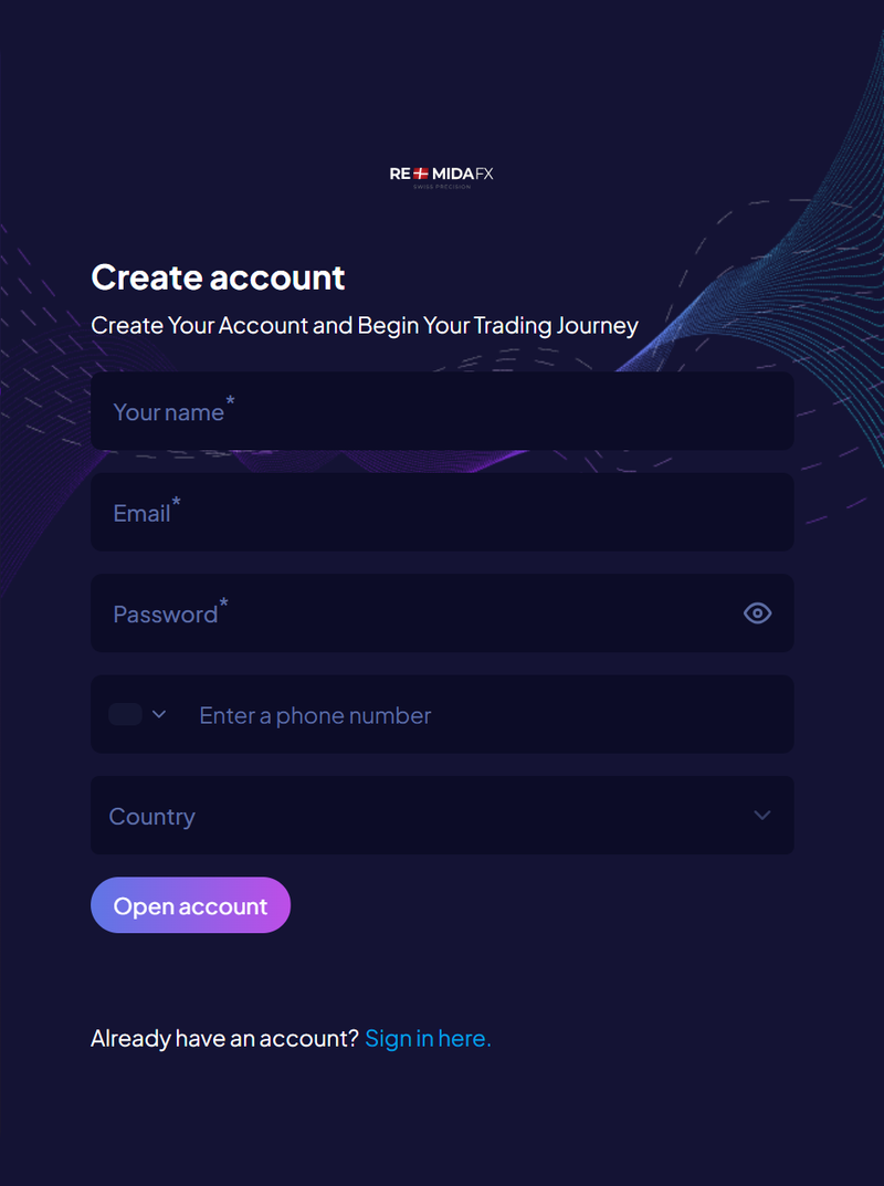 registration form