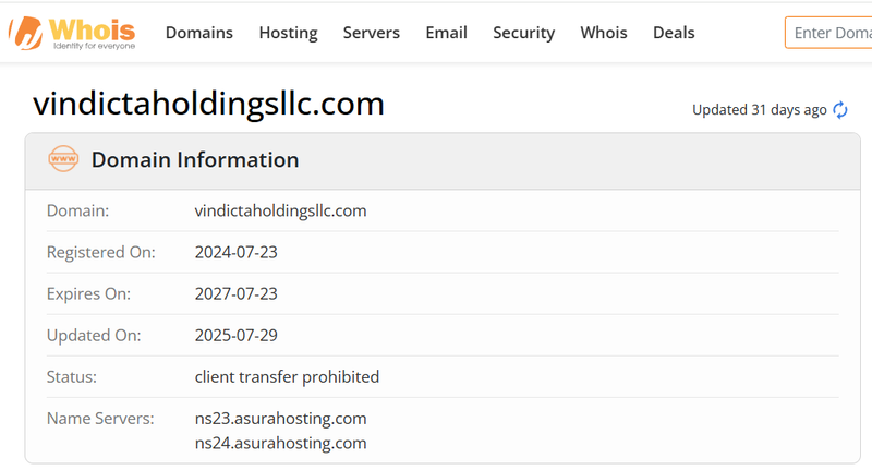 Whois Query Result