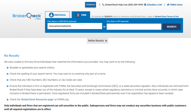 FINRA Query Result
