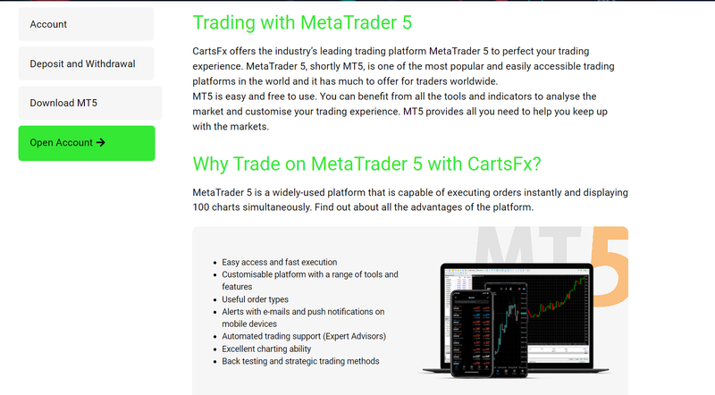10.10 CartsFx Trading Software