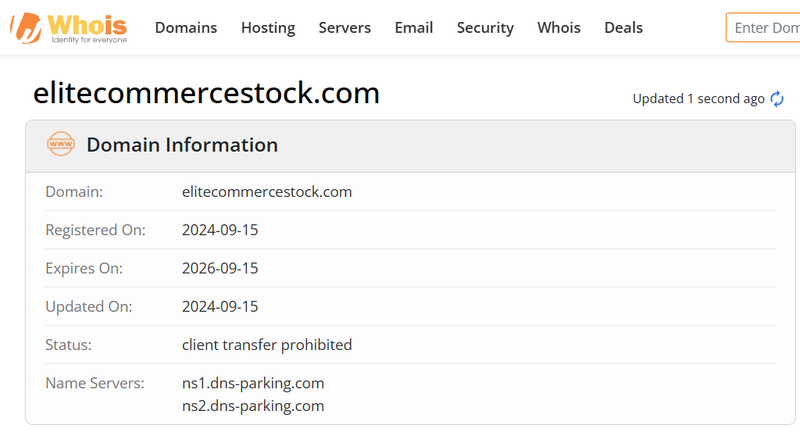 Whois Query Result