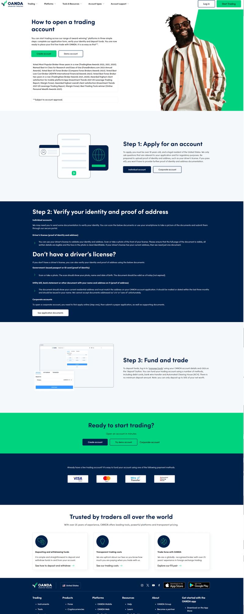 Account creation process