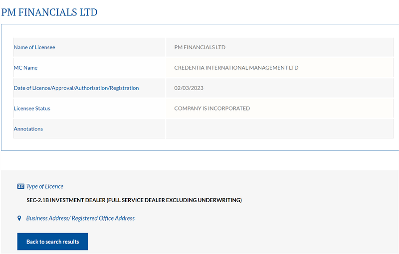 PM Financials