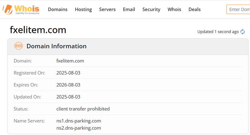 Whois Query Result