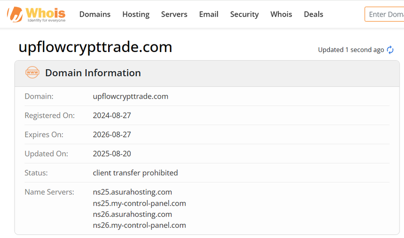 Whois Query Result