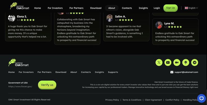 Oak Smart Verify us