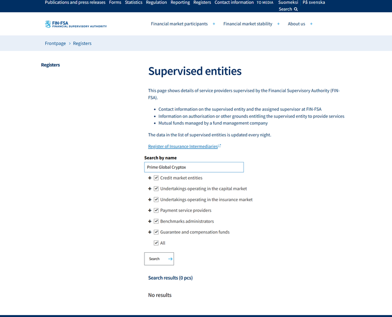 FIN-FSA Query Result