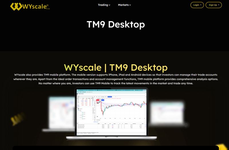 Software de trading de WYscale