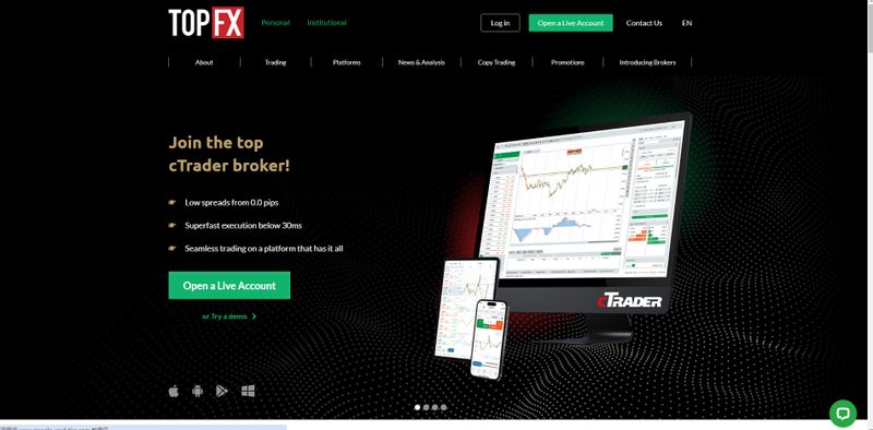TOPFX página principal