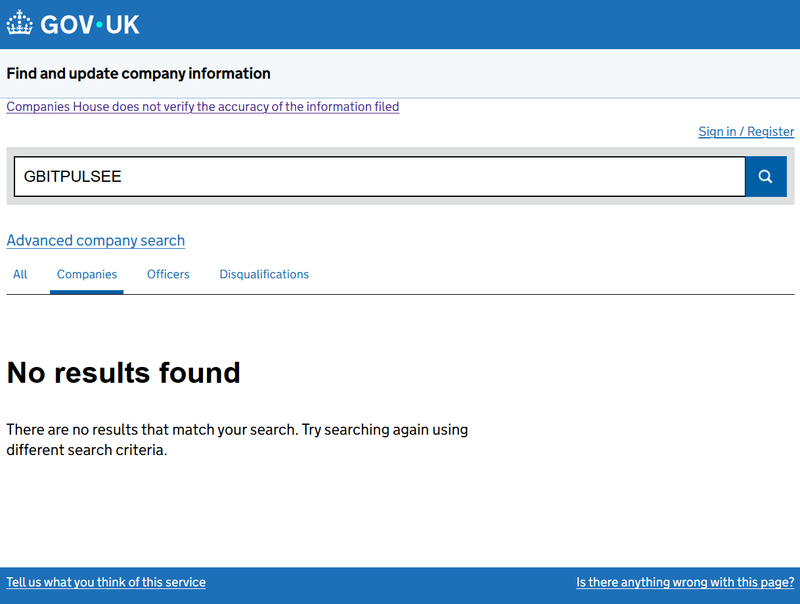 Companies House Query Result