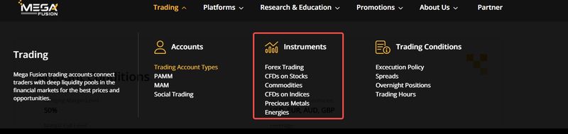 Tradable instruments