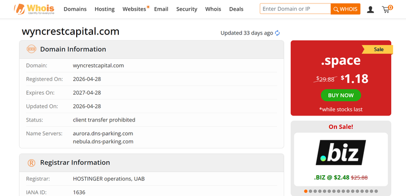 whois