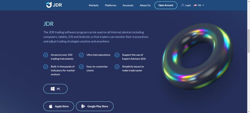 jdrmarketfx.com's trading software