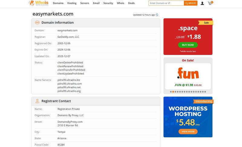 easyMarkets域名注册时间