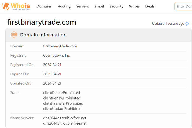 First Binary Trade Market