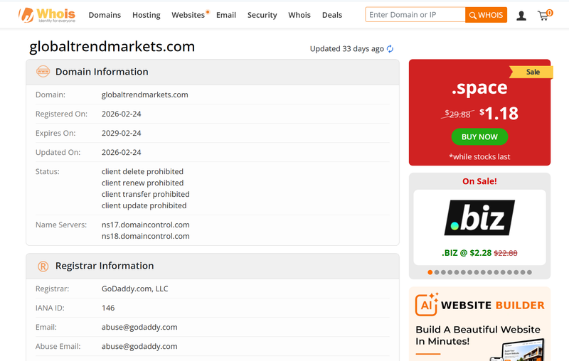 whois