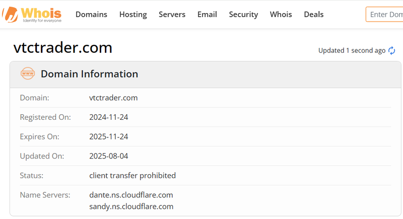 ผลการค้นหา Whois